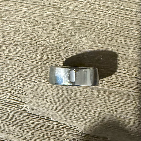 Oura Brushed Silver Ring 4 - Picture 4 of 5